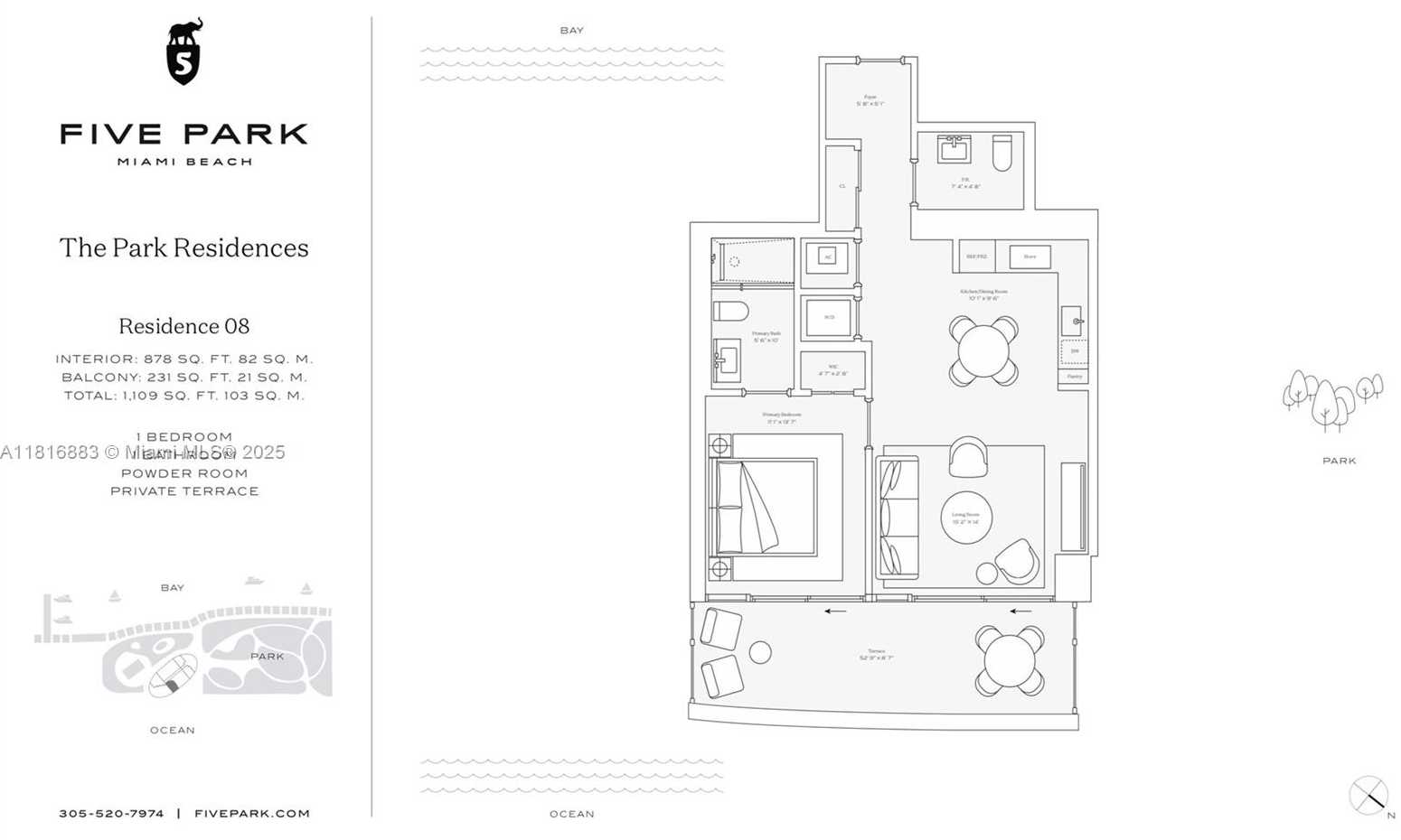 Small Image of 500 ALTON RD #1808, Miami Beach Number 4