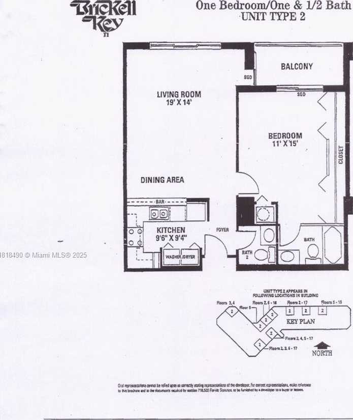 Small Image of 540 BRICKELL KEY DR #1522, Miami Number 44