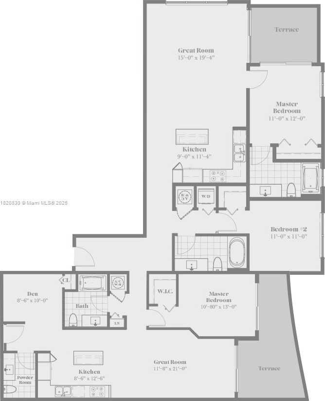 Small Image of 1600 NORTH EAST 1ST AVE #1901-20, Miami Number 17