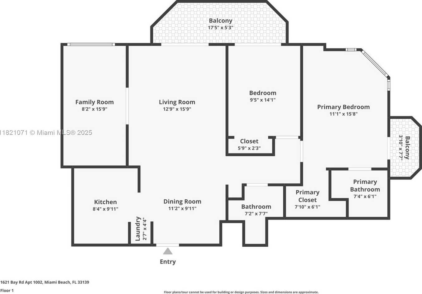 Small Image of 1621 BAY RD #1002, Miami Beach Number 35