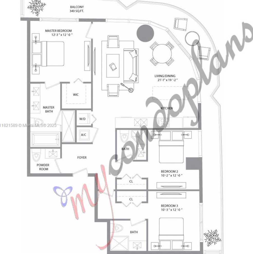 Small Image of 55 SOUTH WEST 9TH ST #4201, Miami Number 24