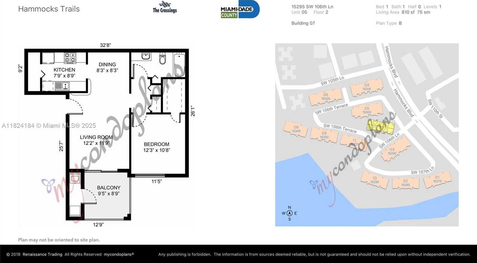 Small Image of 15295 SOUTH WEST 106TH LN #705, Miami Number 41