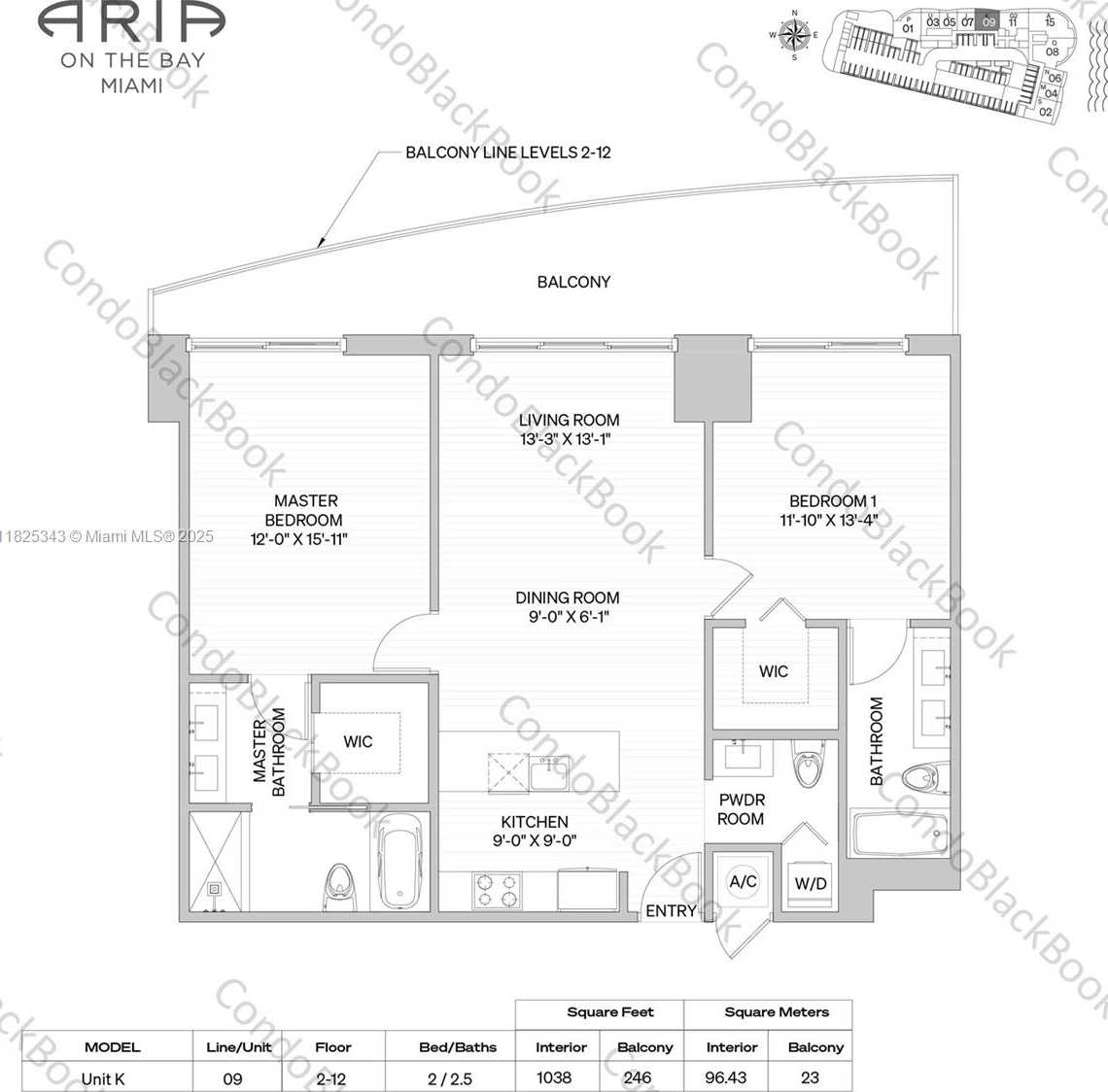 Small Image of 488 NORTH EAST 18TH ST #609, Miami Number 15