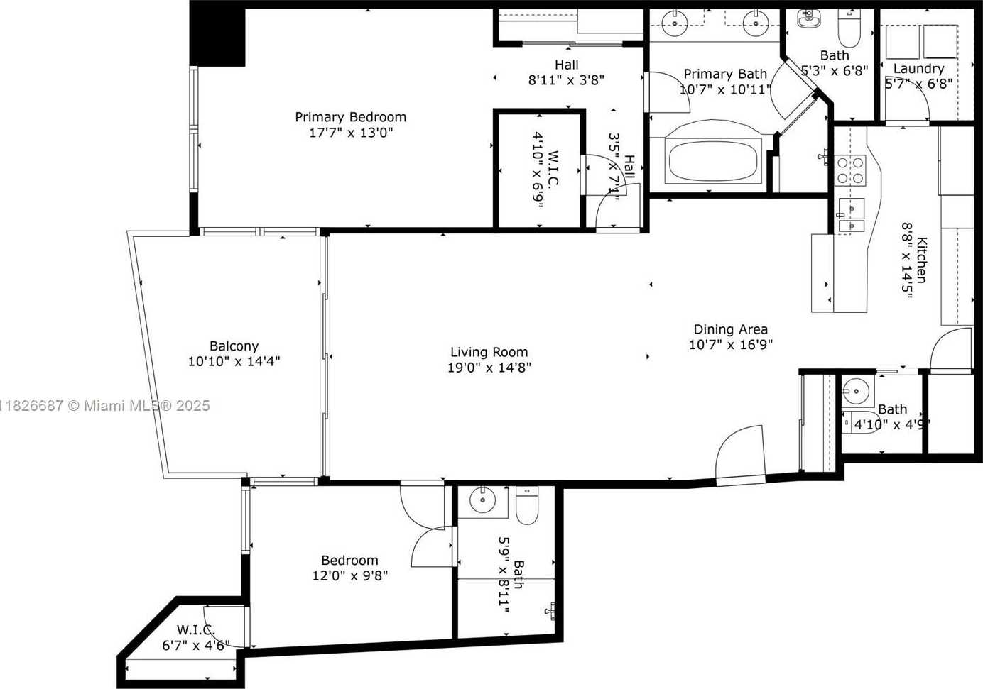 Small Image of 18101 COLLINS AVE #1904, Sunny Isles Beach Number 23