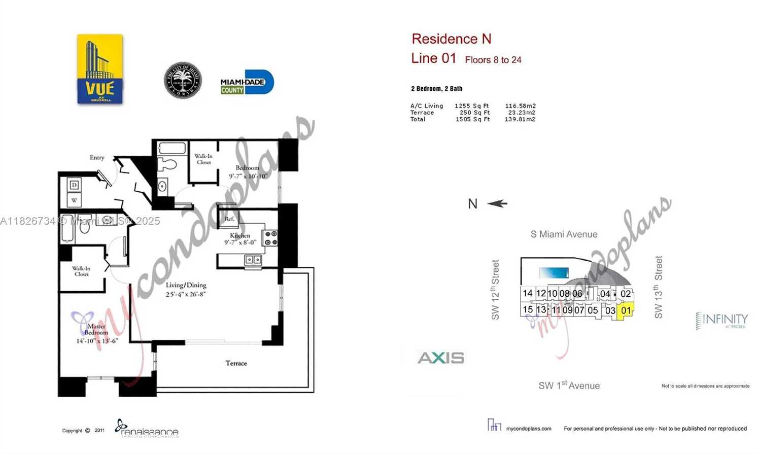 Small Image of 1250 SOUTH MIAMI AVE #2401, Miami Number 34