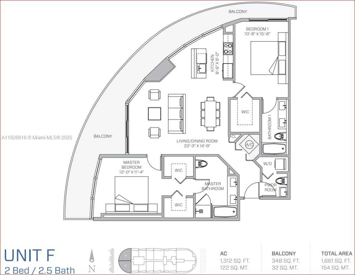 Small Image of 488 NORTH EAST 18TH ST #2101, Miami Number 36