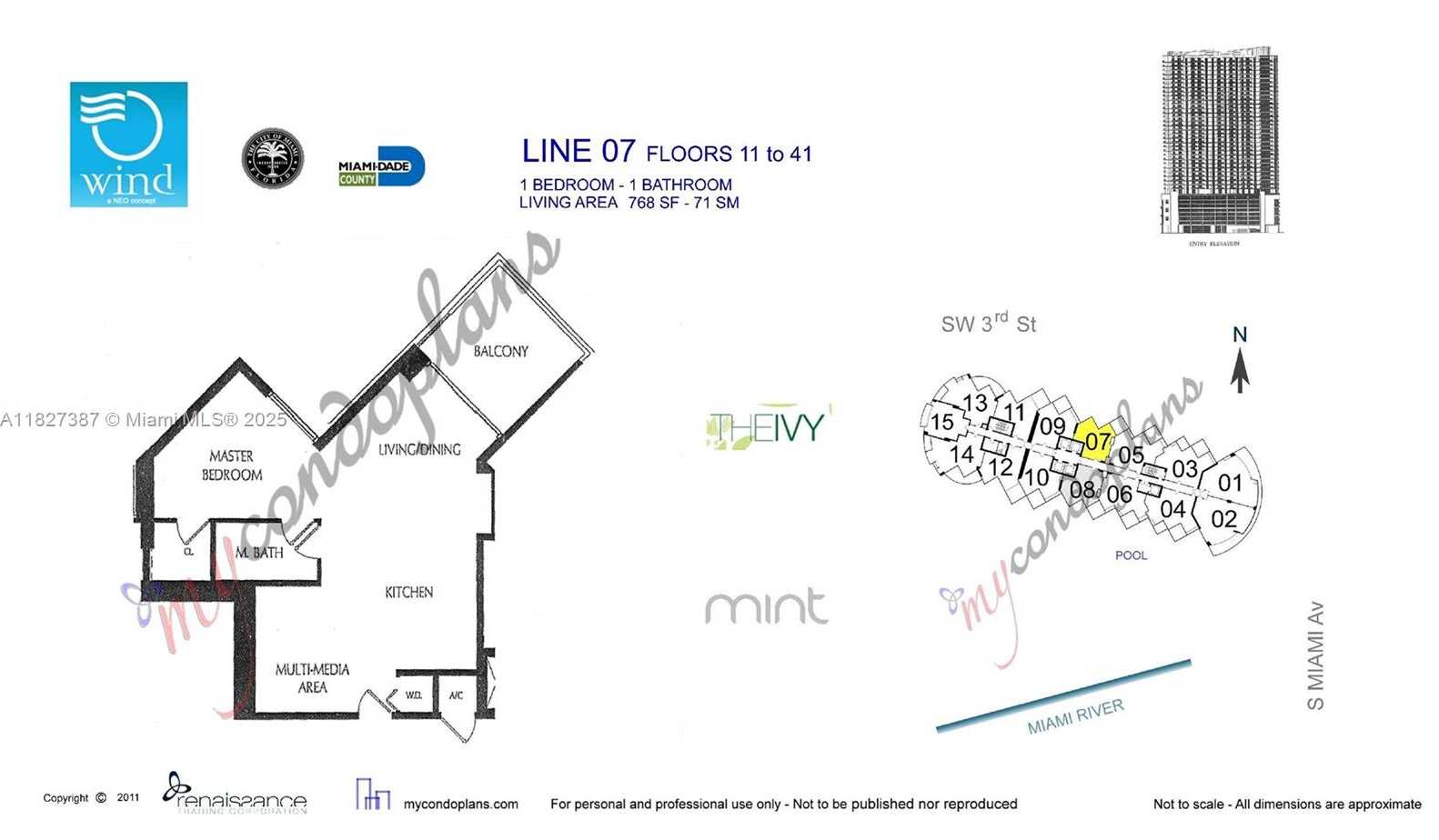 Small Image of 350 SOUTH MIAMI AVE #2707, Miami Number 34