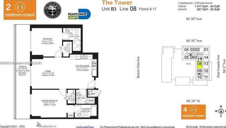 Small Image of 3470 EAST COAST AVE #H1608, Miami Number 36