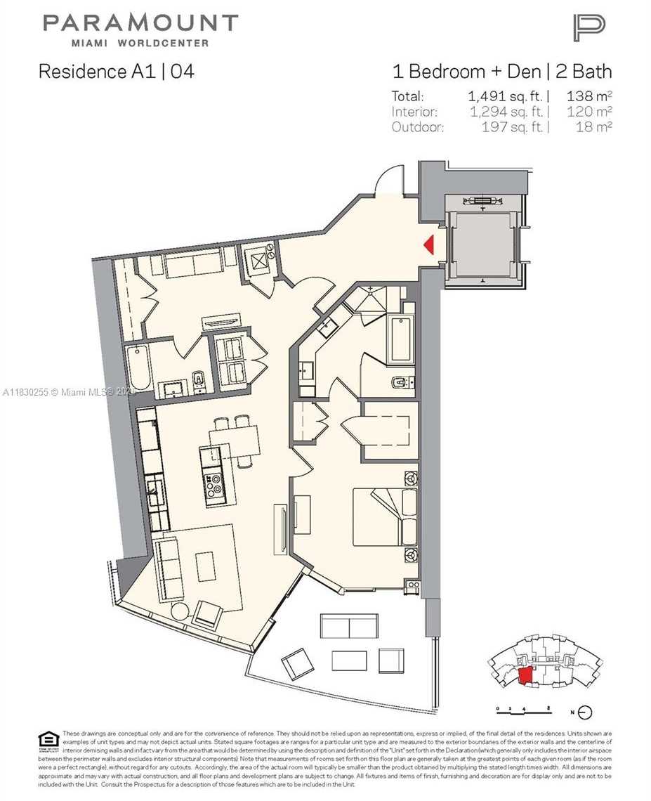 Small Image of 851 NORTH EAST 1ST AVE #4404, Miami Number 44