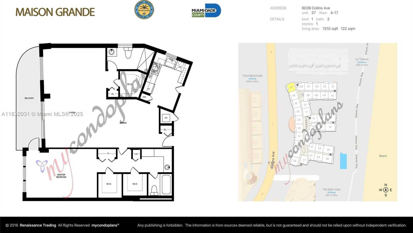 Small Image of 6039 COLLINS AVE #1737, Miami Beach Number 47