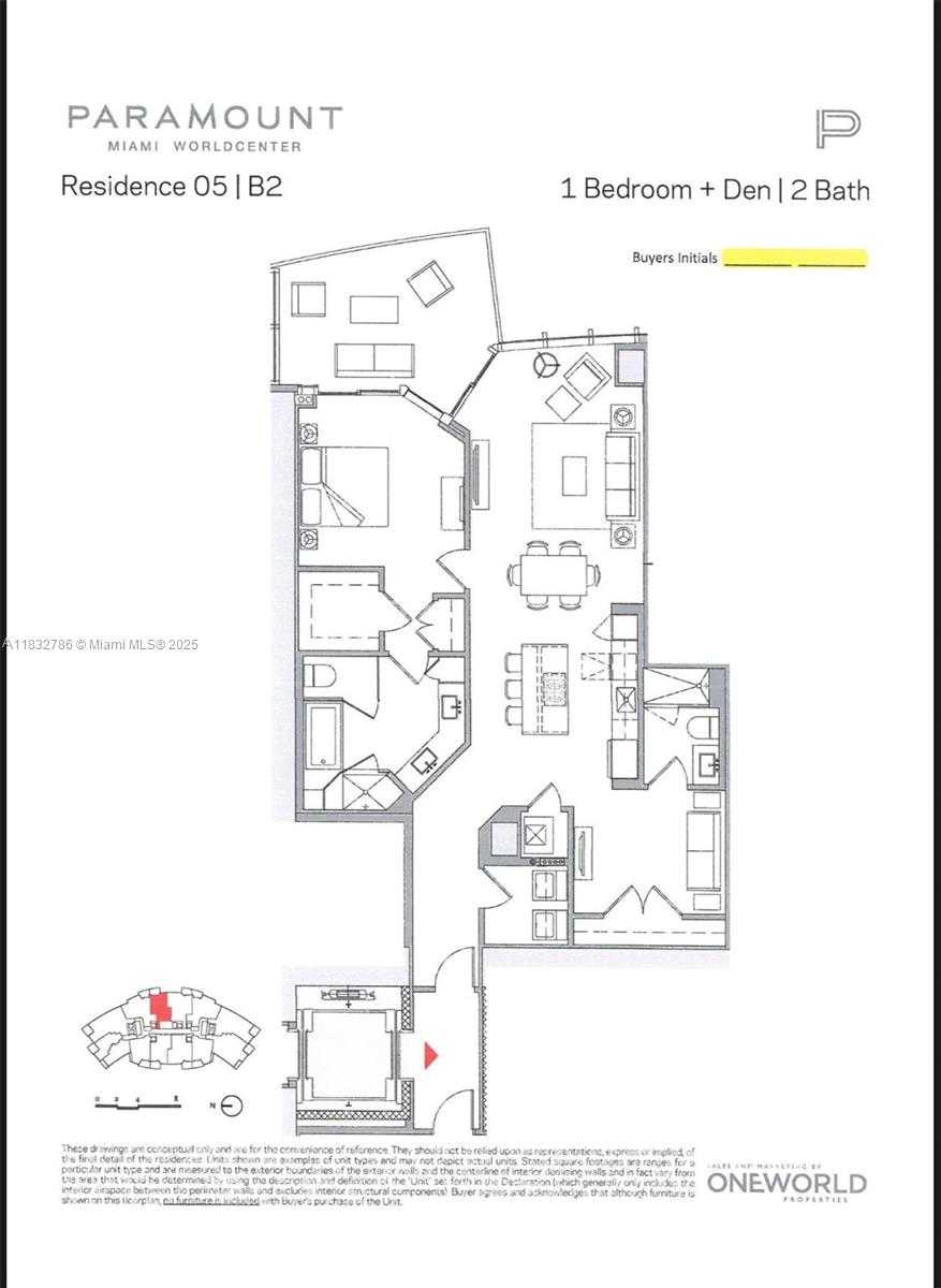 Small Image of 851 NORTH EAST 1ST AVE #3705, Miami Number 2
