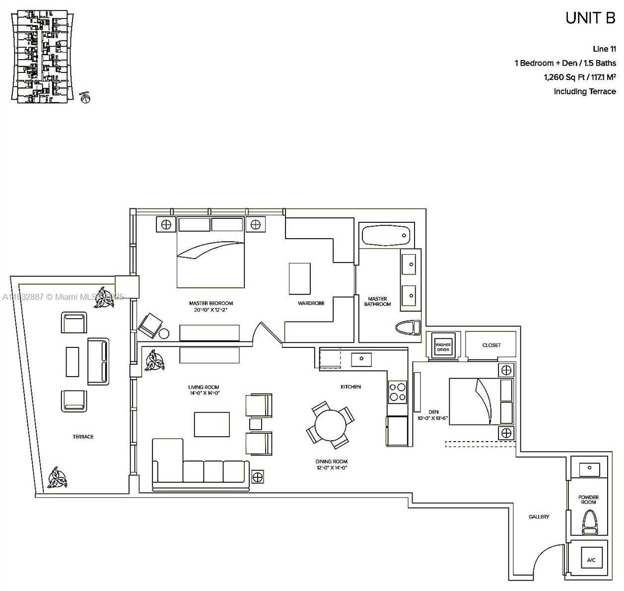 Small Image of 1010 BRICKELL AVE #3311, Miami Number 7