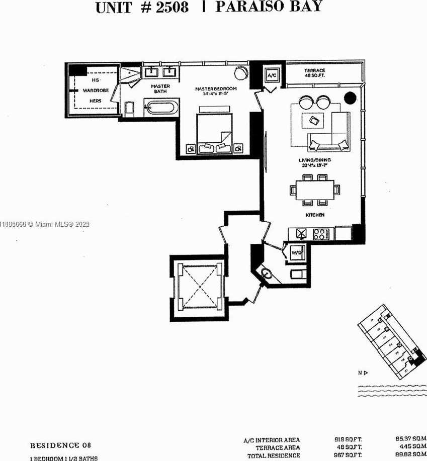 Small Image of 650 NORTH EAST 32ND ST #2508, Miami Number 3
