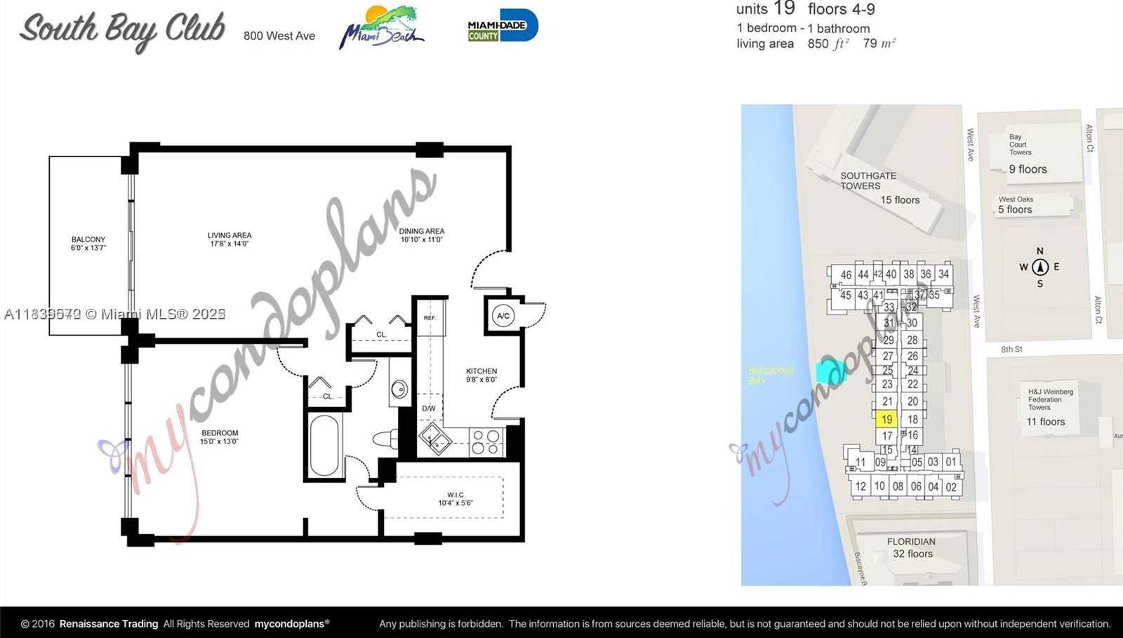 Small Image of 800 WEST AVE #832, Miami Beach Number 17