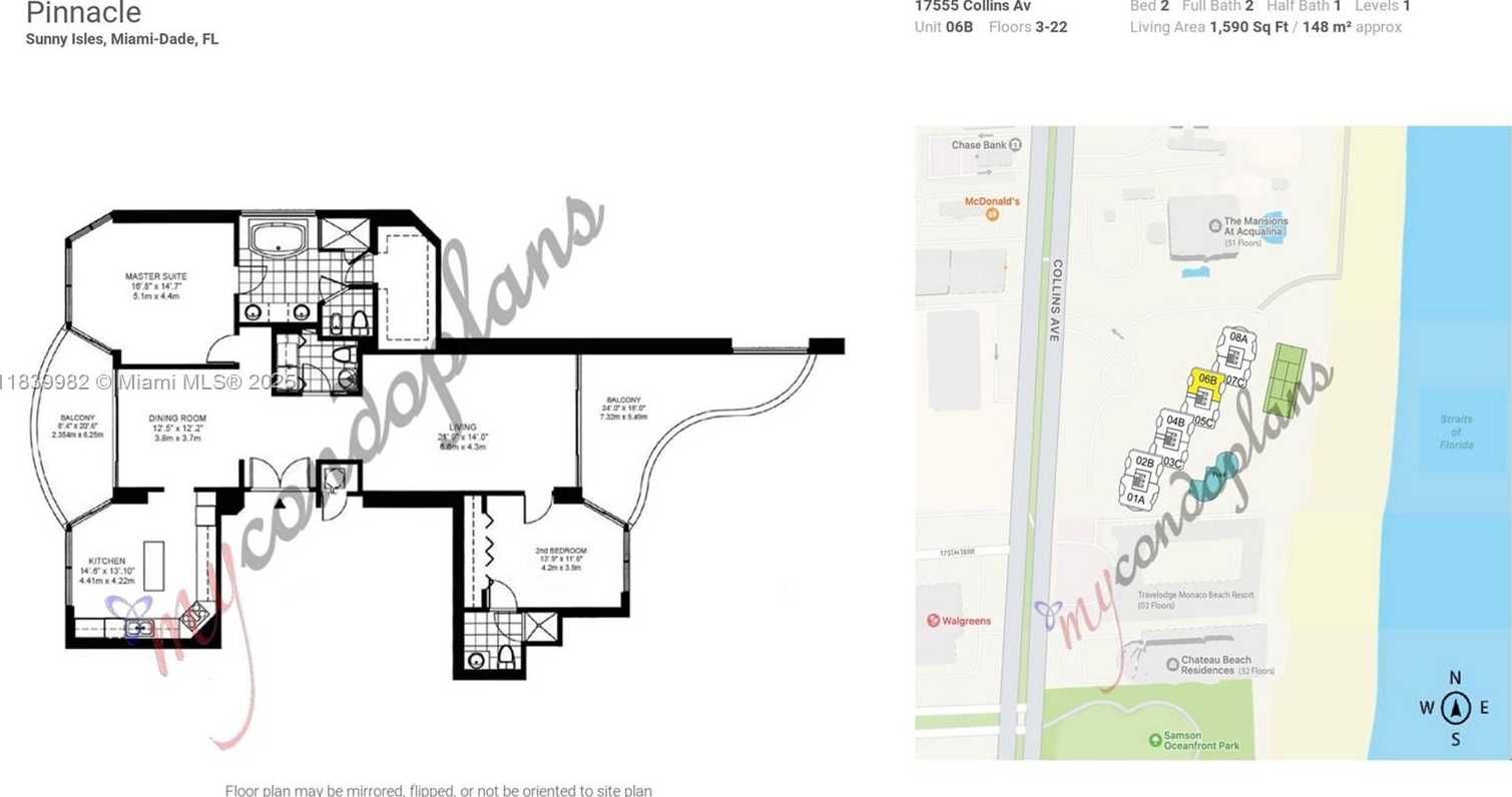 Small Image of 17555 COLLINS AVE #2006, Sunny Isles Beach Number 78