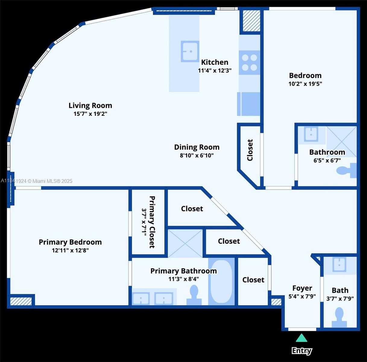 Small Image of 45 SOUTH WEST 9TH ST #2803, Miami Number 24