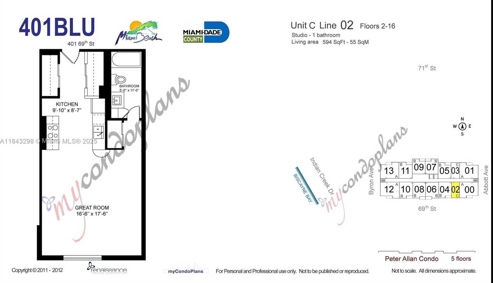 Small Image of 401 69TH ST #1202, Miami Beach Number 13