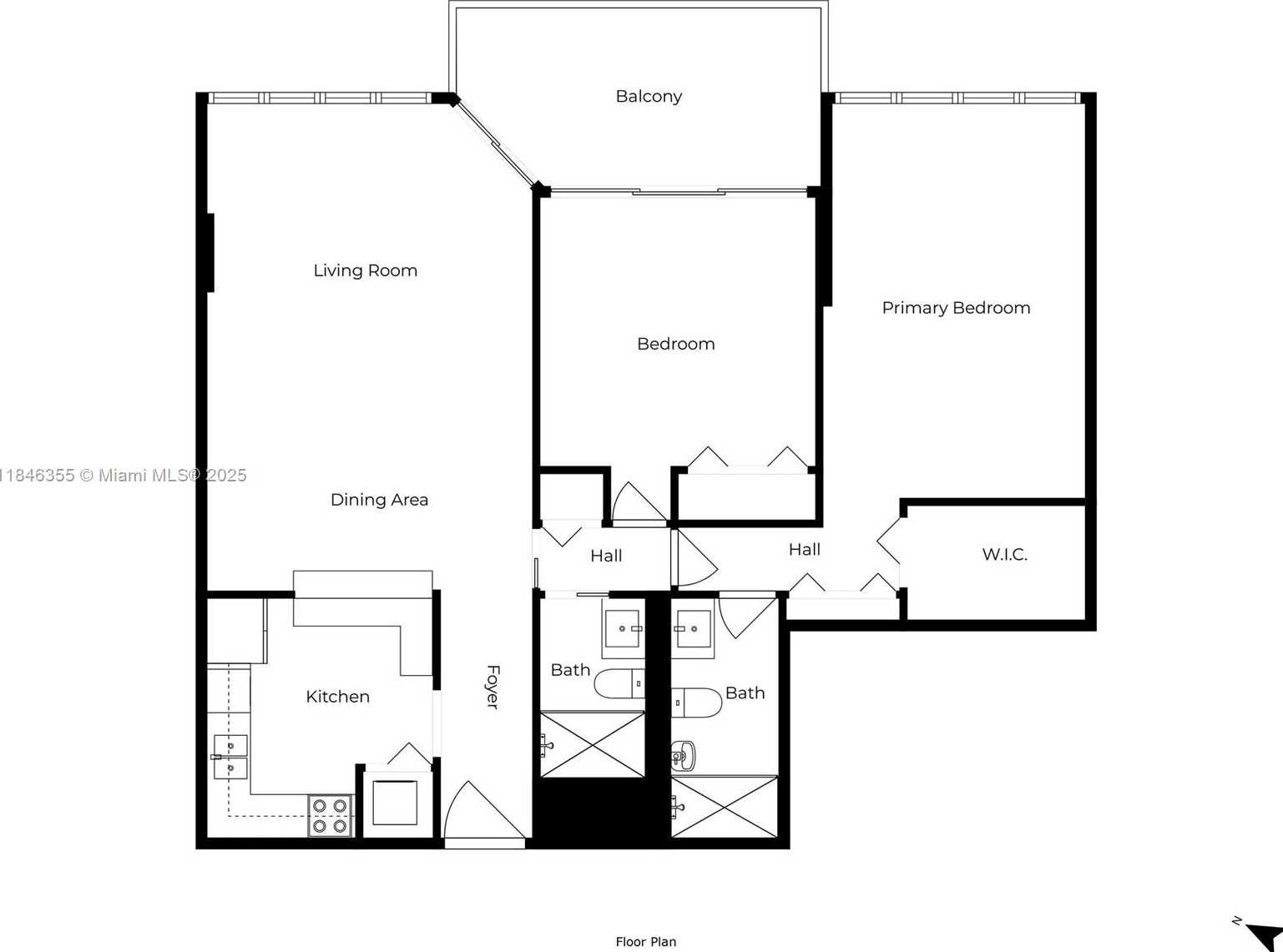 Small Image of 1901 BRICKELL AVE #B1611, Miami Number 30