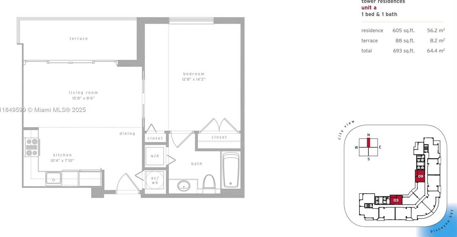 Small Image of 300 SOUTH BISCAYNE BLVD #T-3109, Miami Number 10