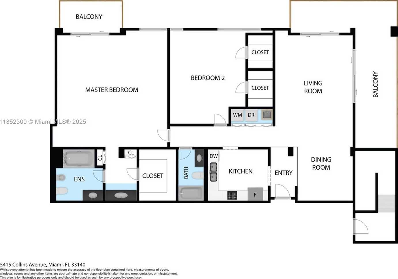 Small Image of 5415 COLLINS AVE #407, Miami Beach Number 24