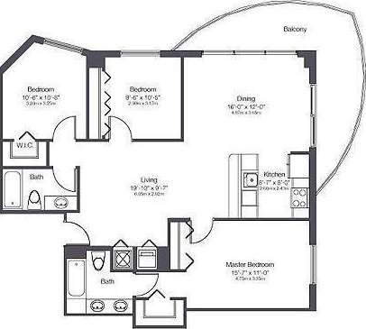 Small Image of 601 NORTH EAST 23RD ST #1402, Miami Number 2