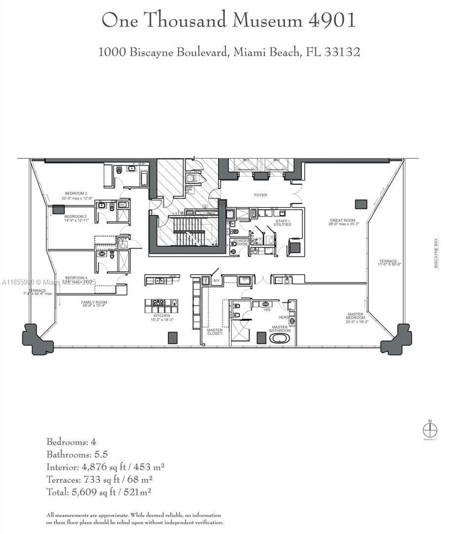 Small Image of 1000 BISCAYNE BLVD #4901, Miami Number 12
