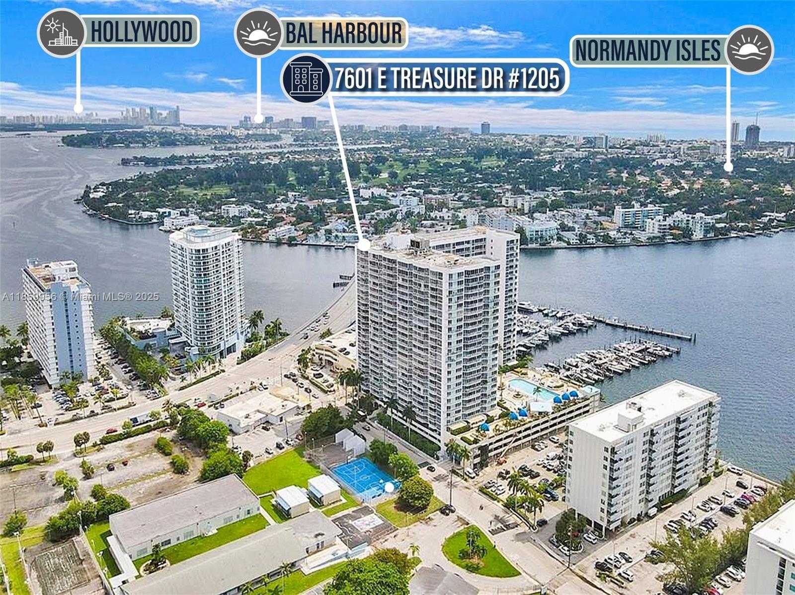 Small Image of 7601 EAST TREASURE DR #1205, North Bay Village Number 20