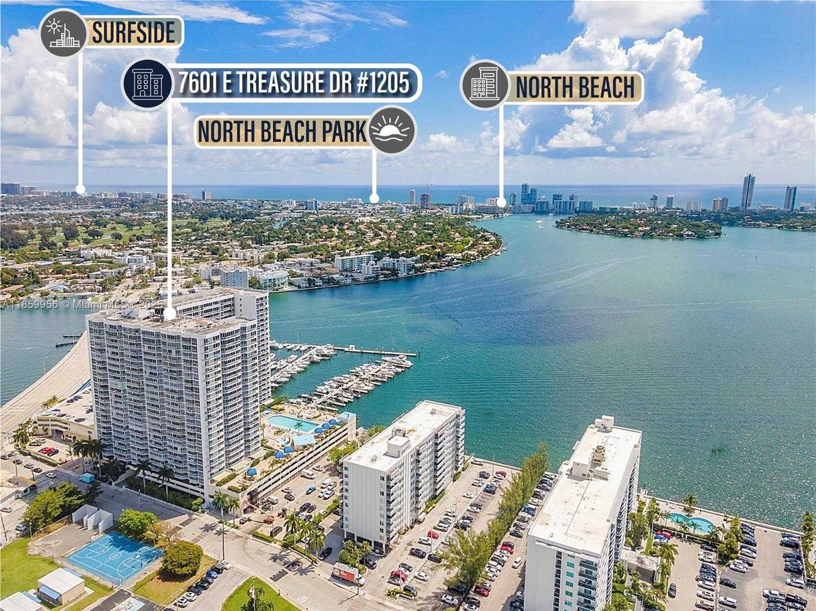 Small Image of 7601 EAST TREASURE DR #1205, North Bay Village Number 21