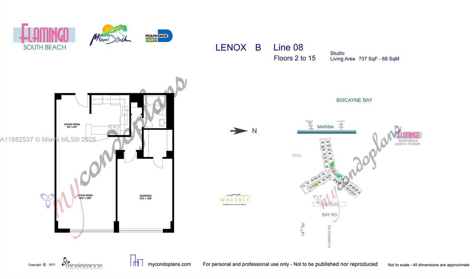 Small Image of 1500 BAY RD #808S, Miami Beach Number 34