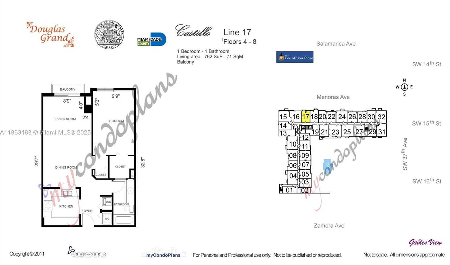 Small Image of 50 MENORES AVE #517, Coral Gables Number 13