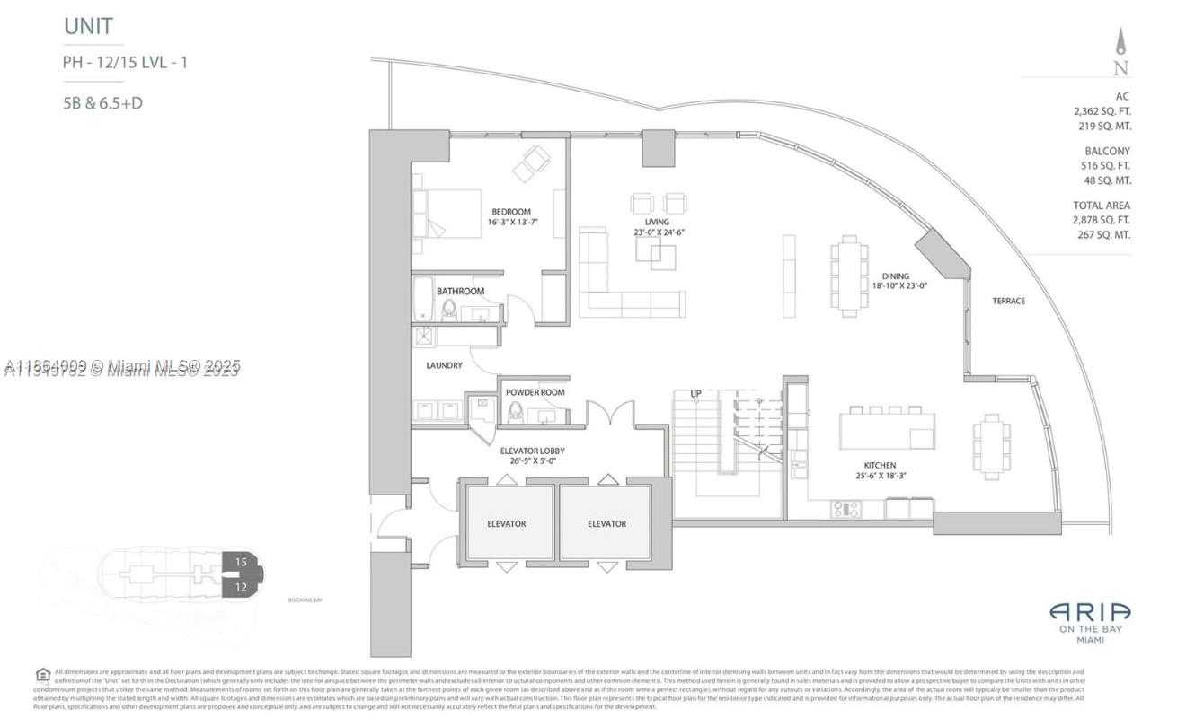 Small Image of 488 NORTH EAST 18TH ST #PH15, Miami Number 38