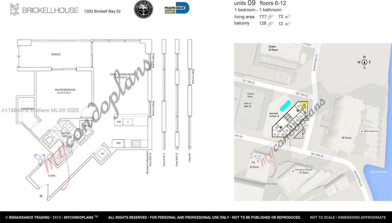 Small Image of 1300 BRICKELL BAY DR #1909, Miami Number 20