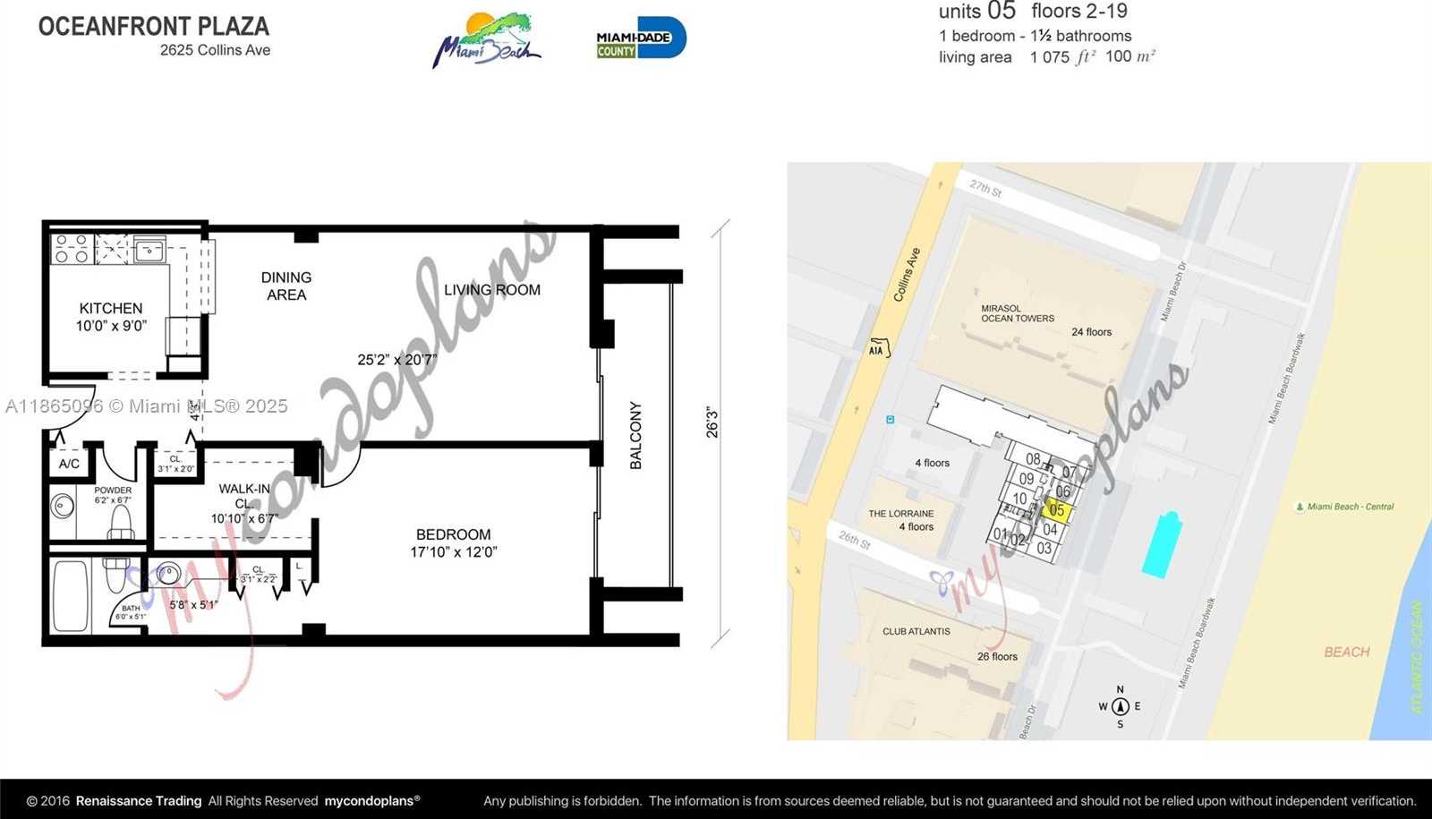 Small Image of 2625 COLLINS AVE #305, Miami Beach Number 23