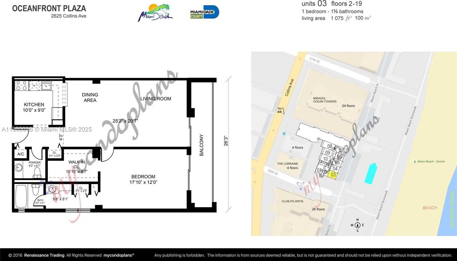 Small Image of 2625 COLLINS AVE #305, Miami Beach Number 24