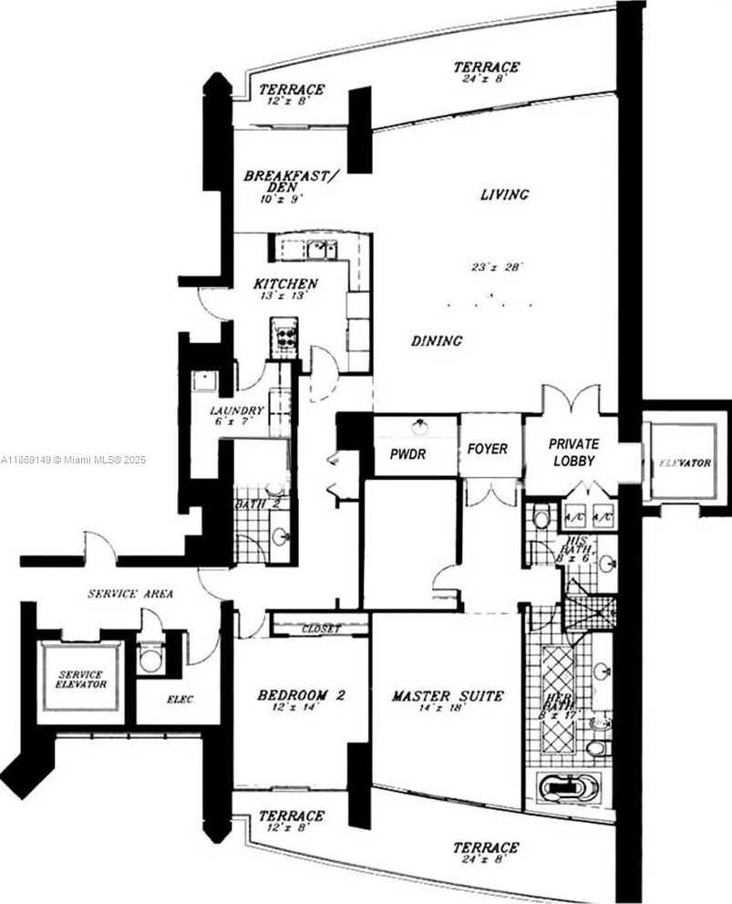 Small Image of 1643 BRICKELL AVE #1704, Miami Number 37