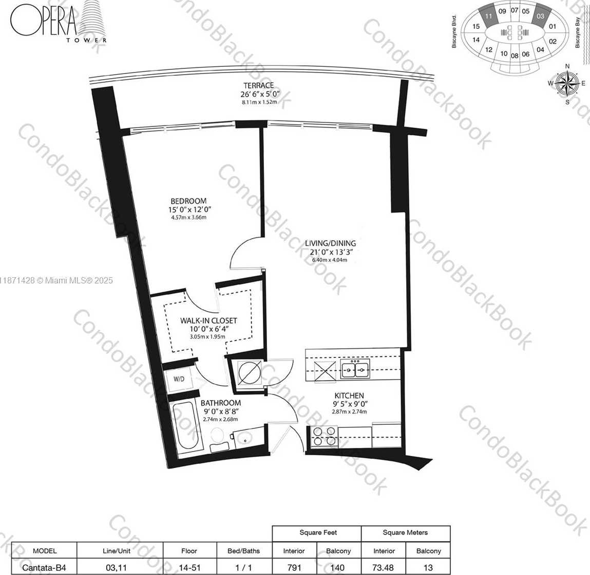 Small Image of 1750 NORTH BAYSHORE DR #1811, Miami Number 16