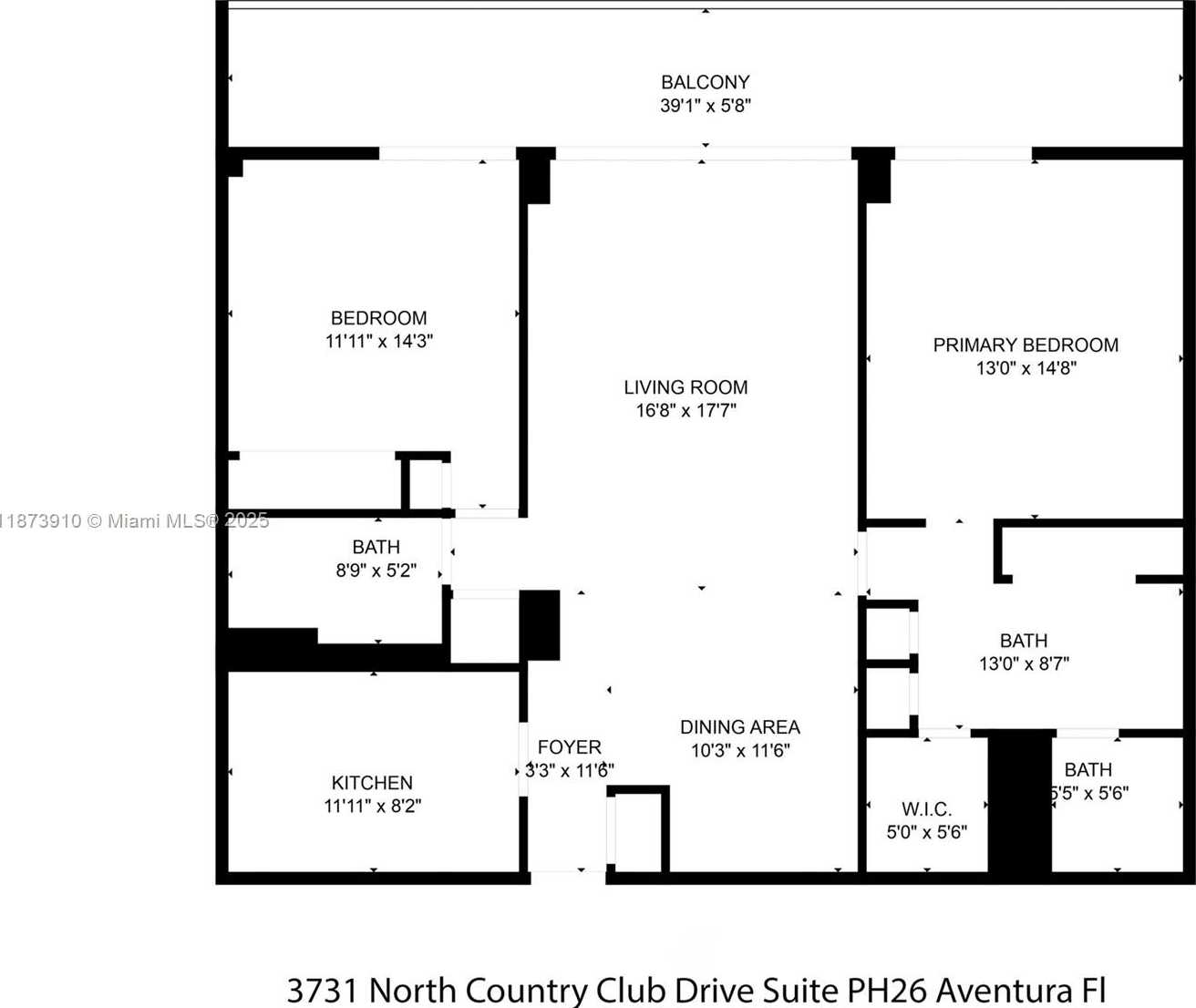 Small Image of 3731 NORTH COUNTRY CLUB DR #PH-26, Aventura Number 20