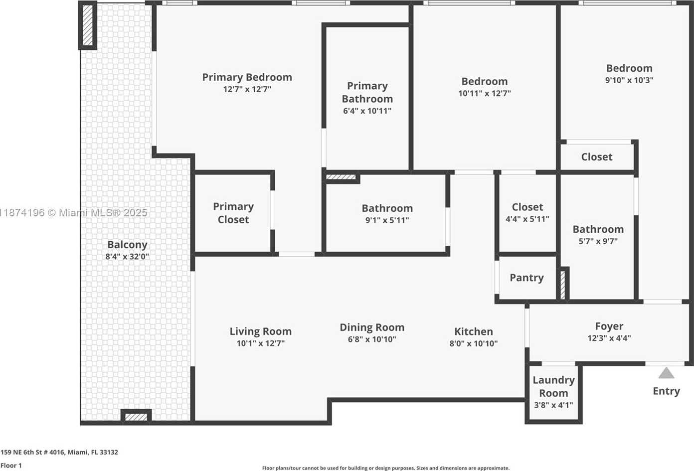 Small Image of 159 NORTH EAST 6TH ST #4016, Miami Number 29