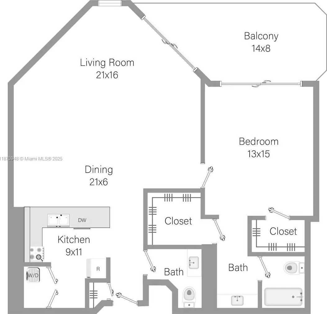 Small Image of 555 NORTH EAST 34TH ST #2108, Miami Number 26