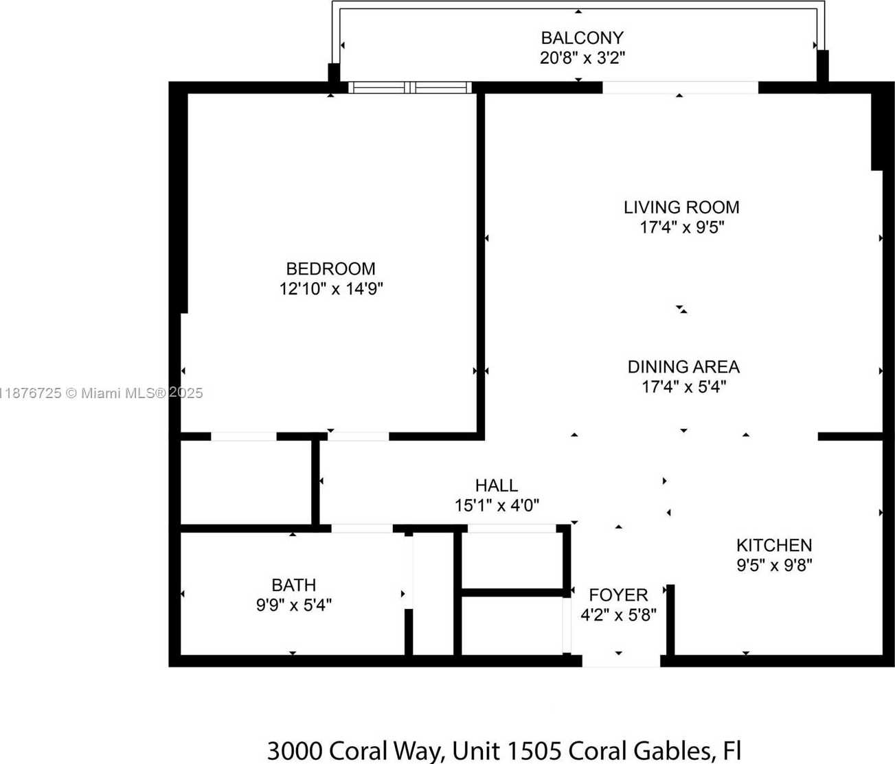 Small Image of 3000 CORAL WAY #1505, Miami Number 32