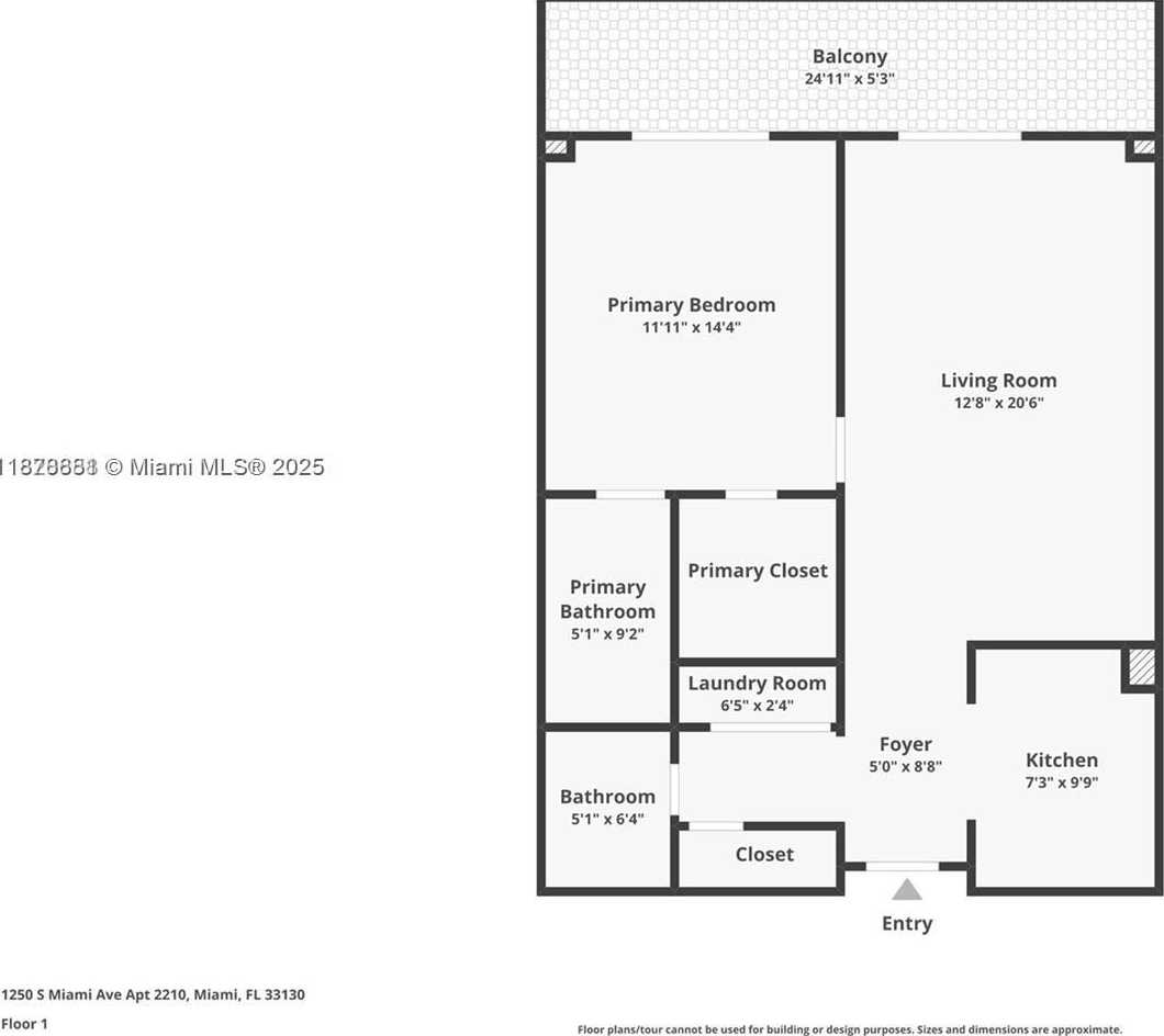Small Image of 1250 SOUTH MIAMI AVE #2210, Miami Number 5