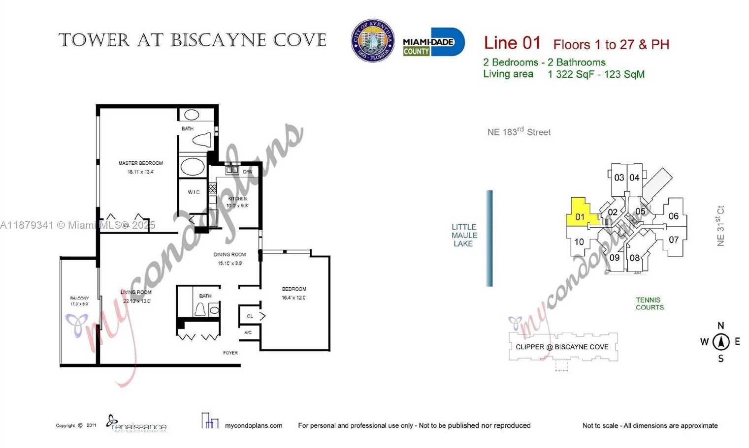 Small Image of 18181 NORTH EAST 31ST CT #1501, Aventura Number 22