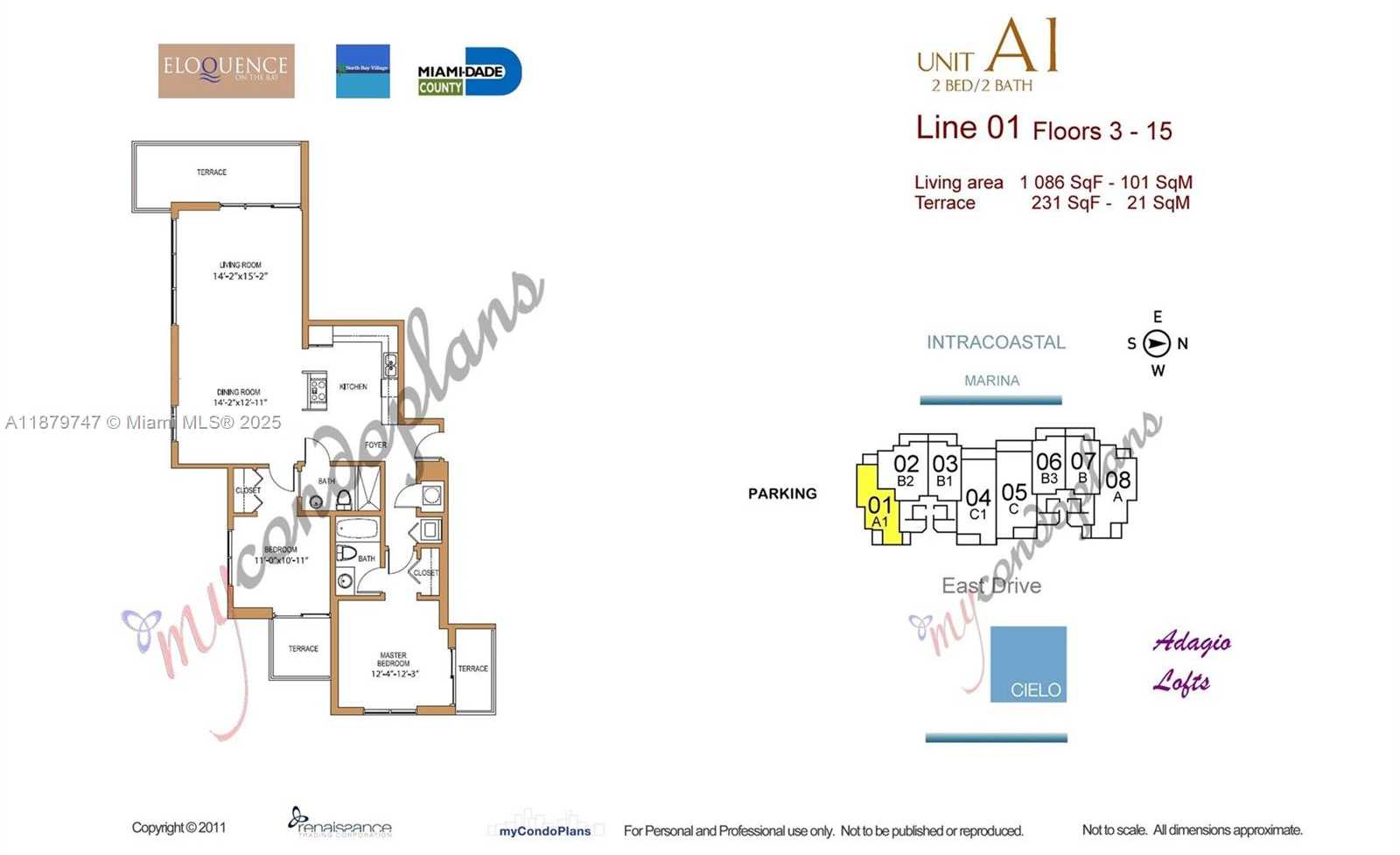 Small Image of 7928 EAST DR #701, North Bay Village Number 13