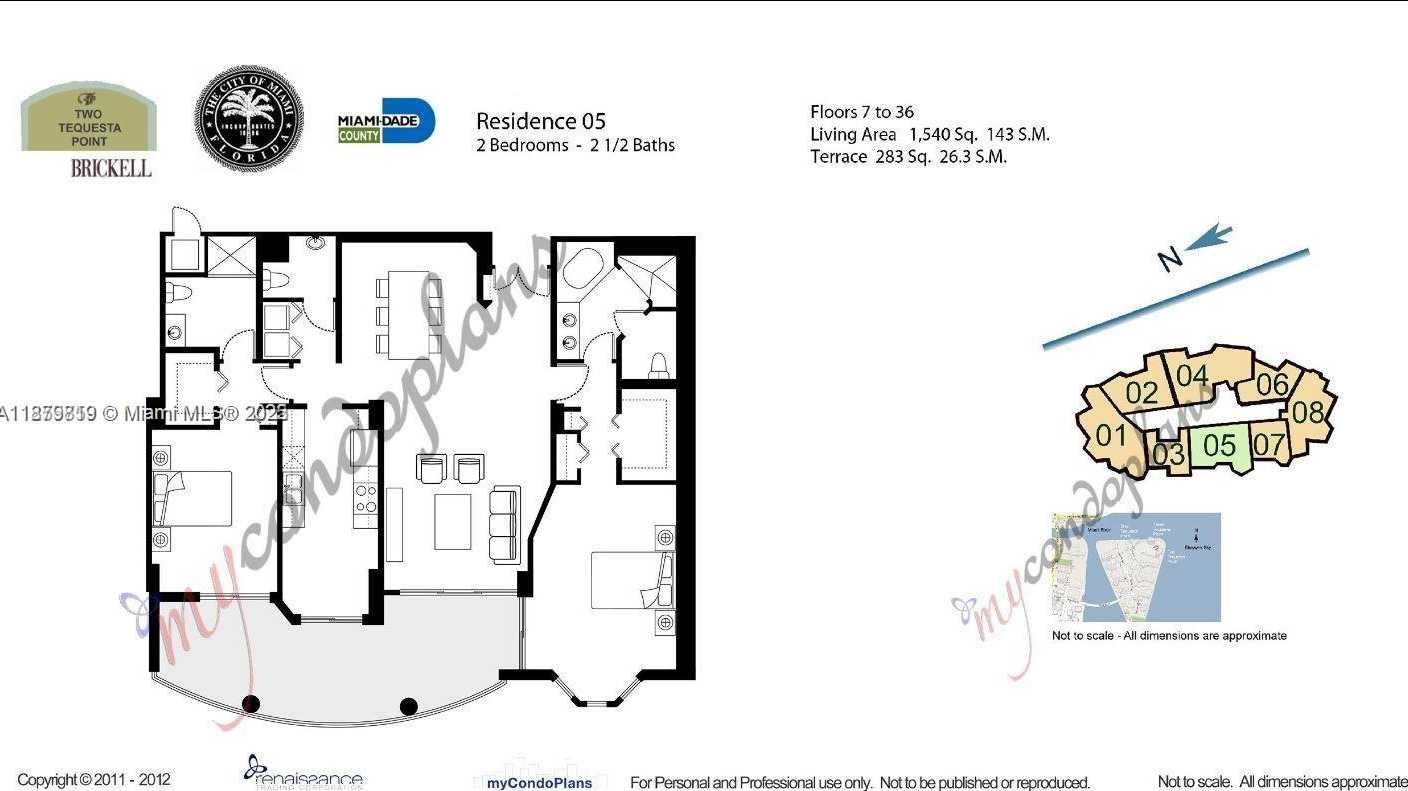 Small Image of 808 BRICKELL KEY DR #3105, Miami Number 38