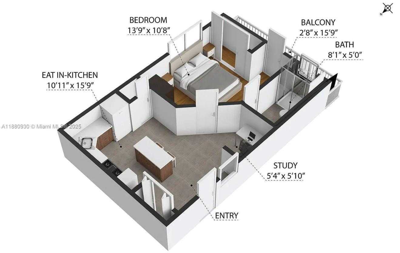 Small Image of 1340 LINCOLN RD #209, Miami Beach Number 6