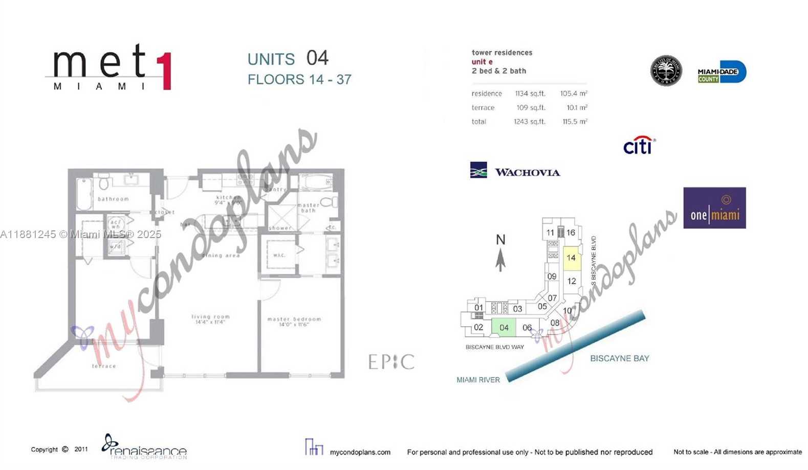 Small Image of 300 SOUTH BISCAYNE BLVD #T-2104, Miami Number 37
