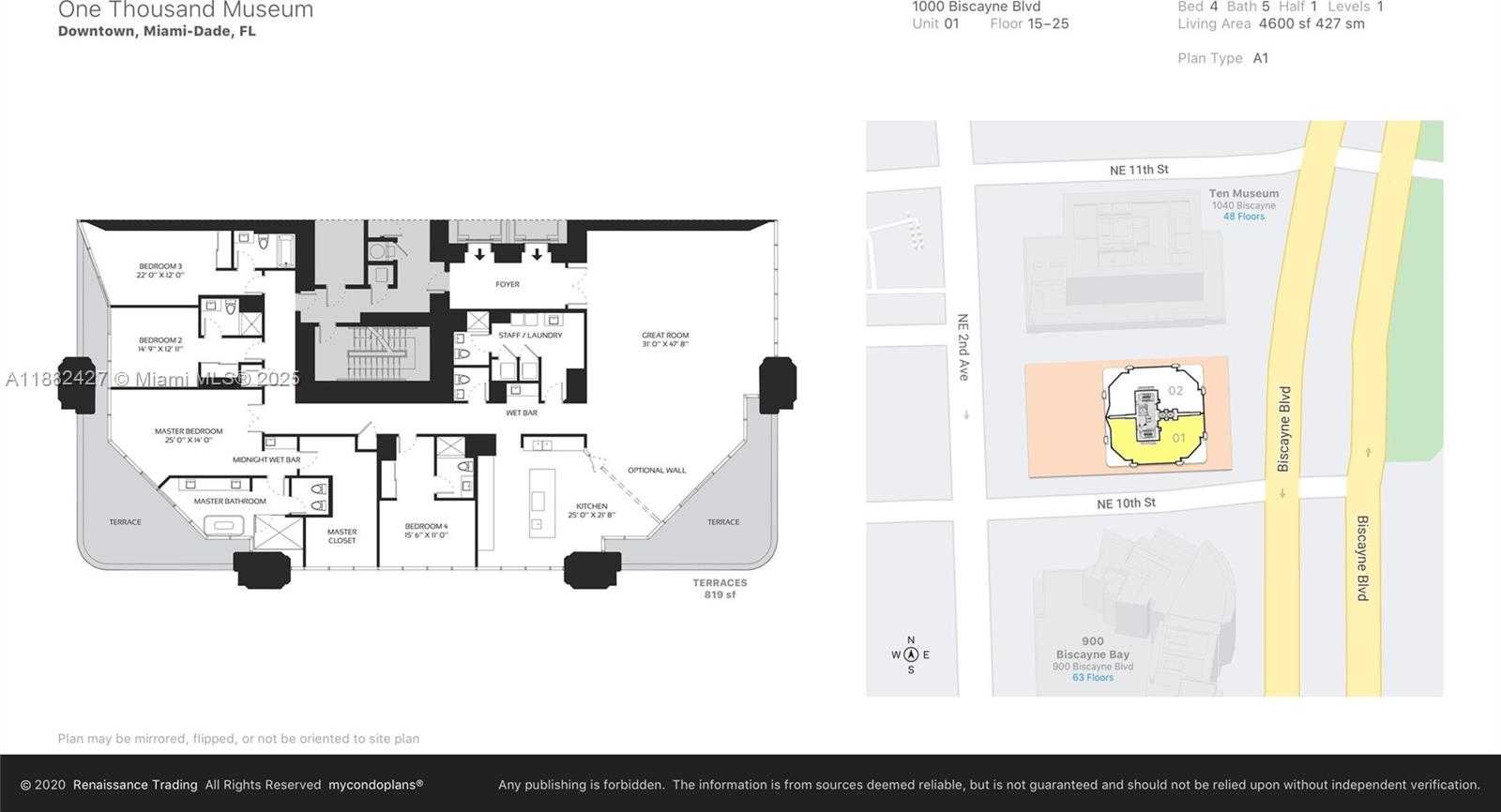 Small Image of 1000 BISCAYNE BLVD #1901, Miami Number 66