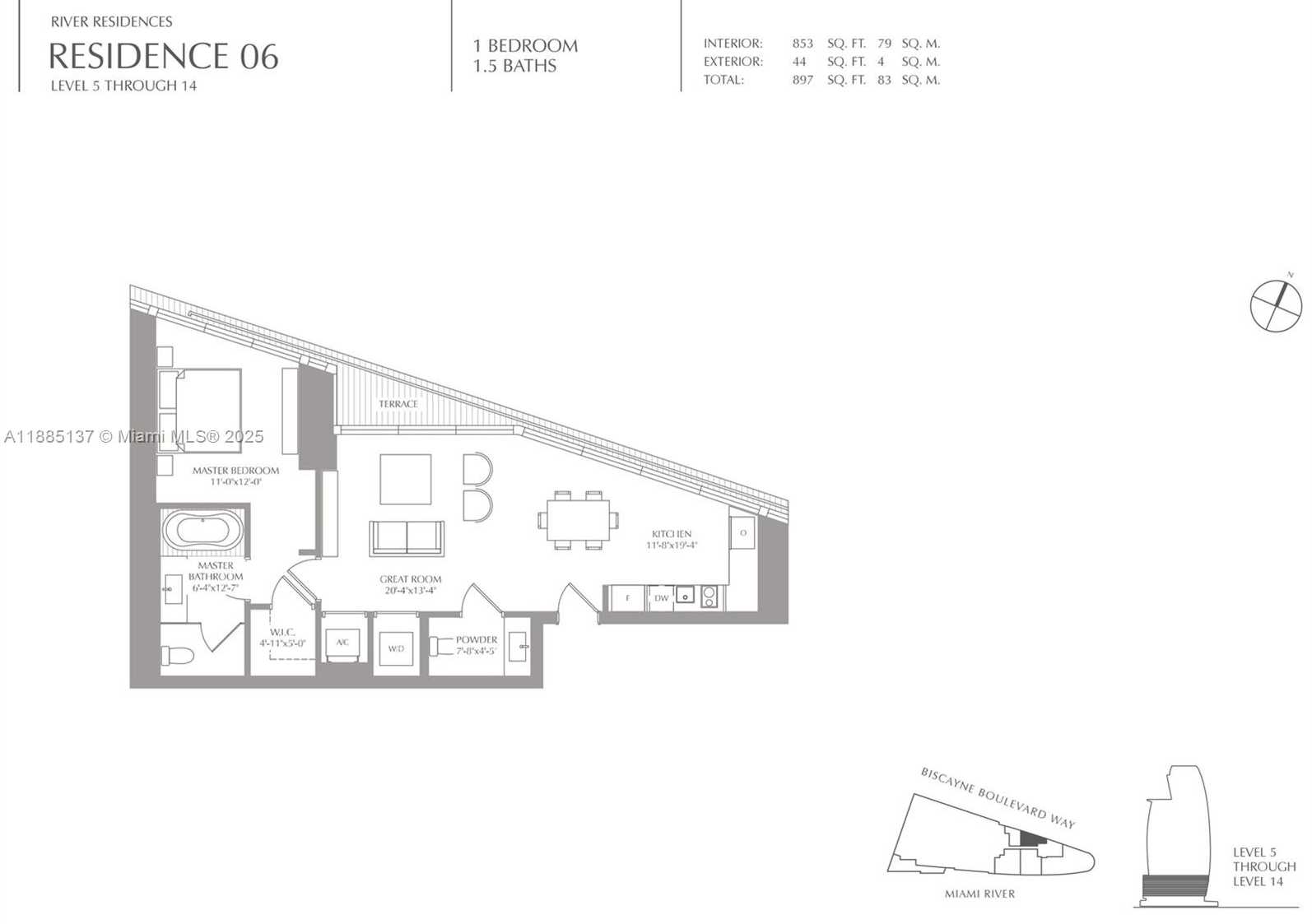 Small Image of 300 BISCAYNE BOULEVARD WAY #506, Miami Number 5