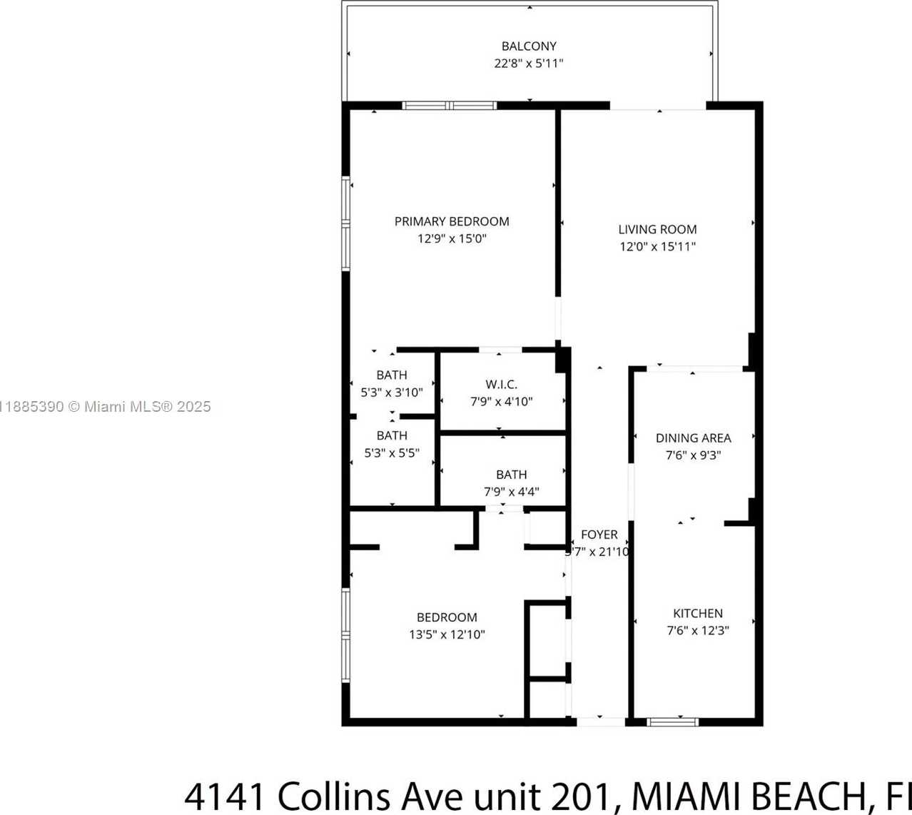 Small Image of 4141 COLLINS AVE #201, Miami Beach Number 31