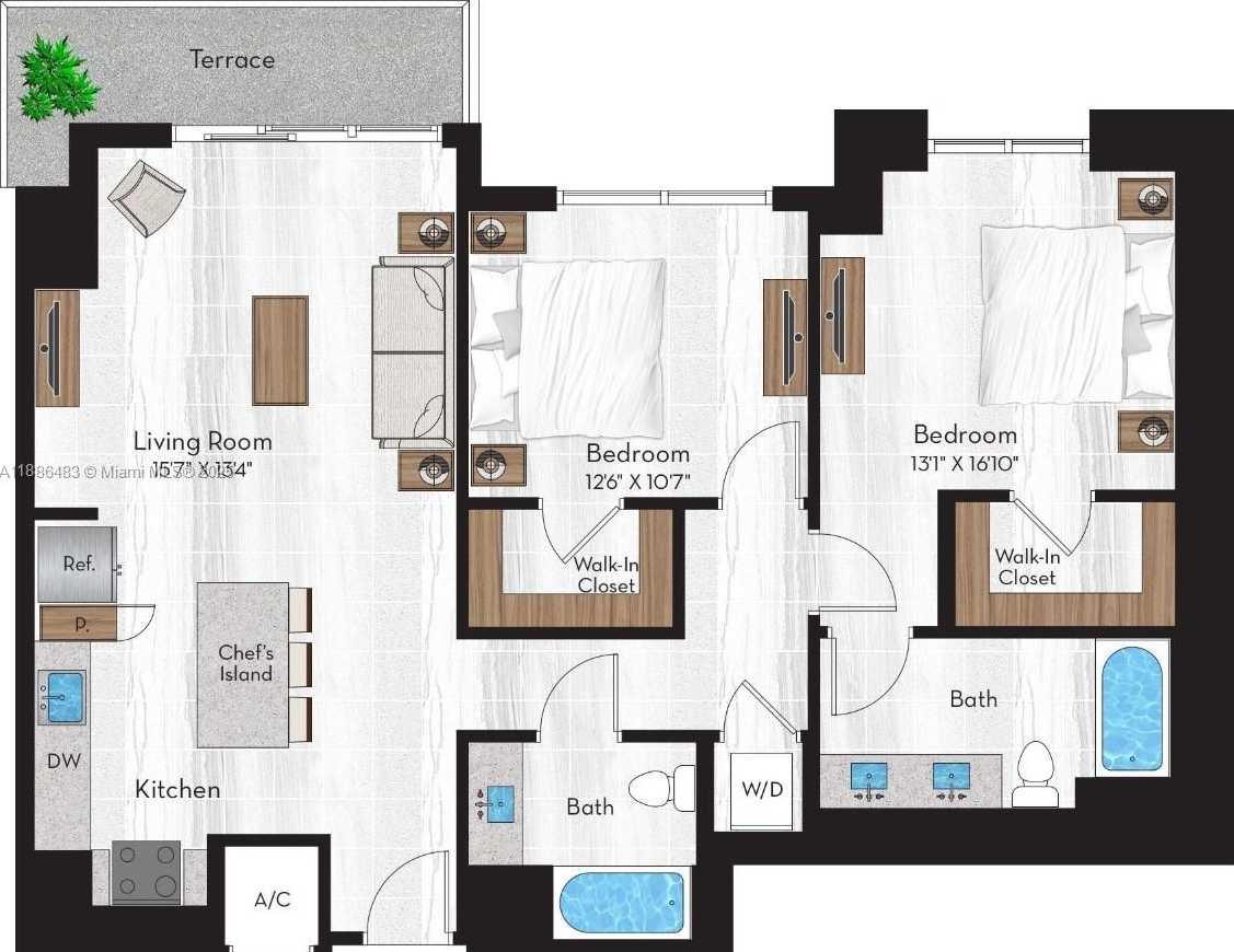Small Image of 340 SOUTH EAST 3RD ST #3502, Miami Number 3